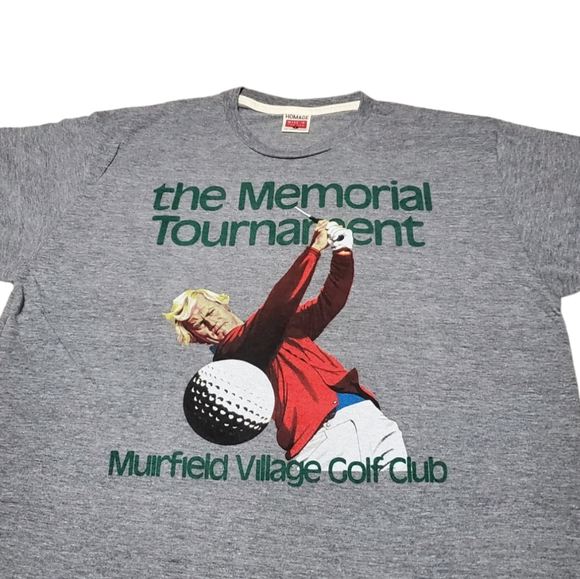 Old School Homage Jack Nicholas The Memorial Tournament tee - Picture 2 of 5